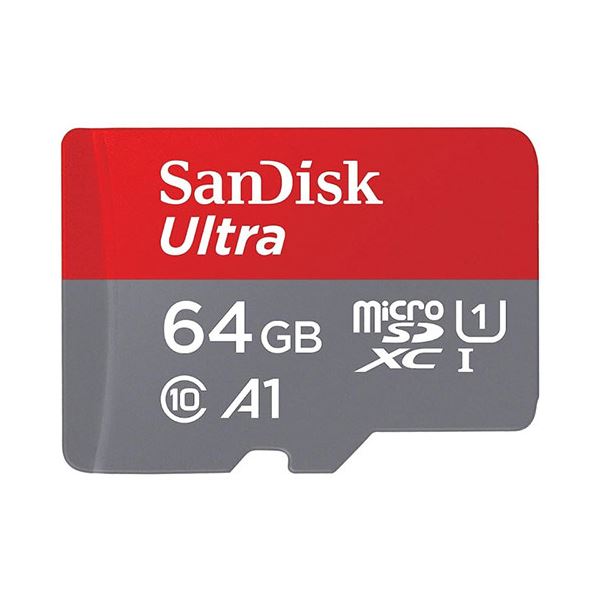 【3セット】 SanDisk microSDXCカード 64GB Ultra UHS-1 A1 R:140MB/s 海外リテール品 SDSQUAB-064G-GN6MNX3