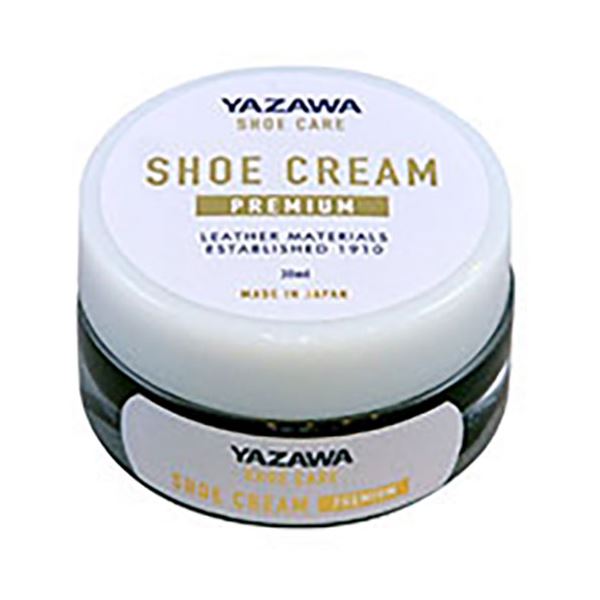 【5セット】 矢澤 YAZAWA SHOE CARE シュークリーム プレミアム ブラック 30mL footmate30283X5