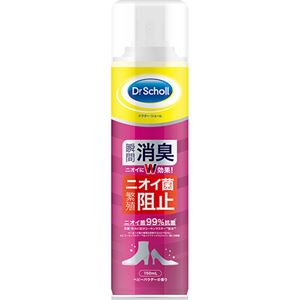 【5セット】 Scholl's Wellness ドクターショール 消臭・抗菌 靴スプレー BP(ベビーパウダーの香り)150mL drscholl03566X5