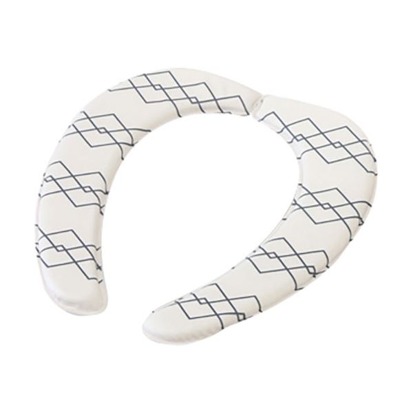 【5セット】 ヨコズナクリエーション ベニワレン さらふわ便座クッション アイボリー MMT60200X5