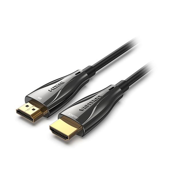 VENTION オプティカルHDMI Male to Male HDケーブル 8K対応 100M 亜鉛合金タイプ ブラック AL-1659