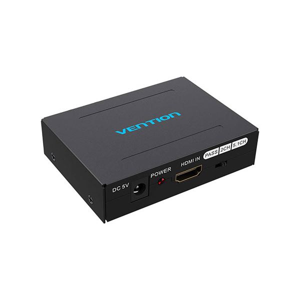 VENTION HDMI Audio 分配器 アルミニウム合金 ブラック AF-2595