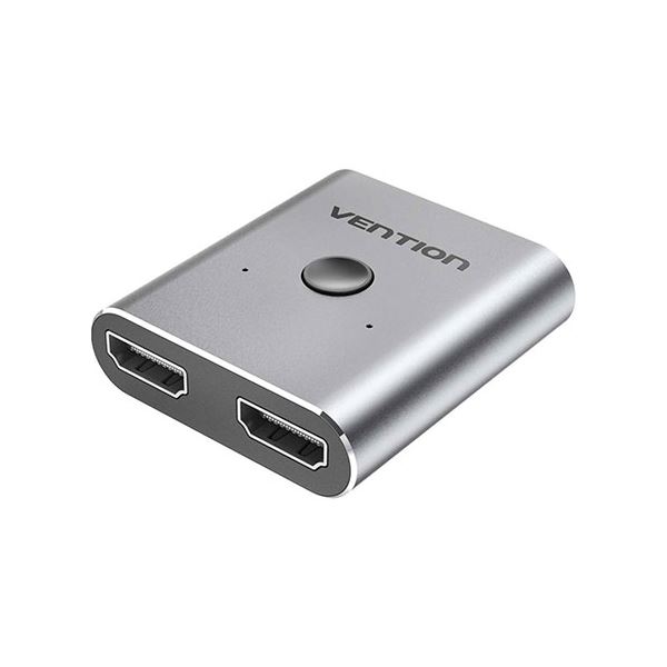 VENTION 2-Port to 1-Port HDMI 双方向スイッチャー /シルバーグレー グレー AF-2373