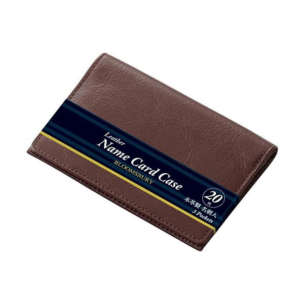 レイメイ藤井 BLOOMSBURY 名刺入れ (20枚) ダークブラウン NN8004E