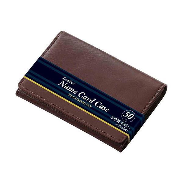レイメイ藤井 BLOOMSBURY 名刺入れ (50枚) ダークブラウン NN8005E