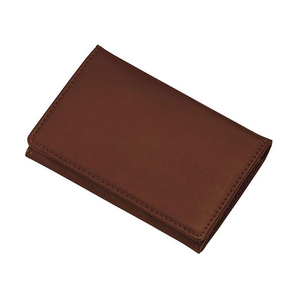 レイメイ藤井 GLOIRE メモホルダー付名刺入れ(革製)ブラウン GLN1055C