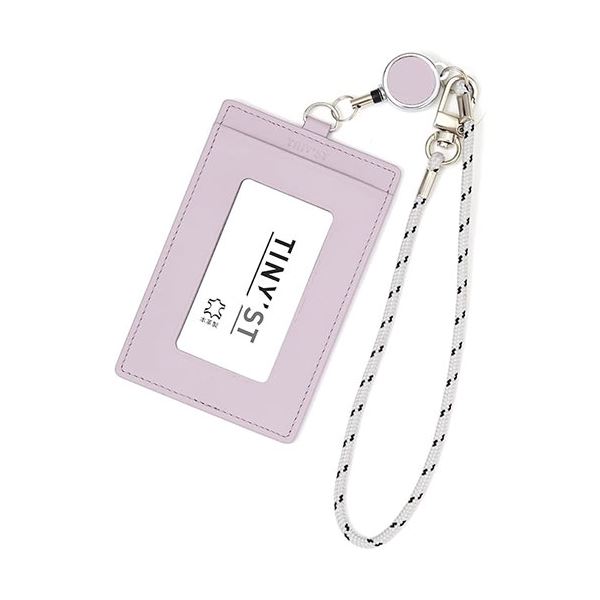 レイメイ藤井 タイニスト リール付パスケース ライトモーヴ NP1075V