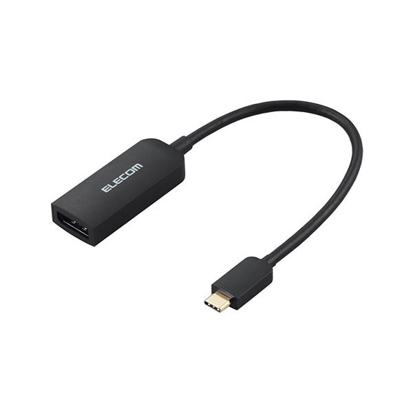 エレコム USB Type-C(TM) - DisplayPort(TM)変換アダプター 1ポート ブラック AD-CDPBK3