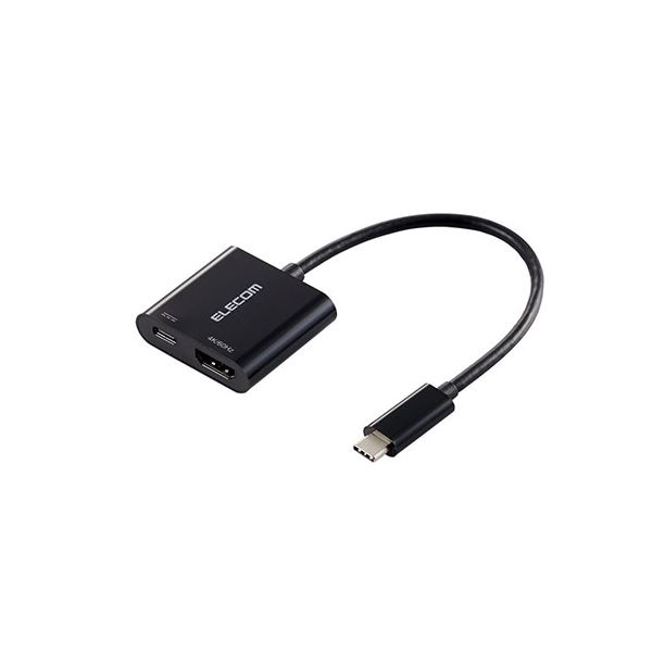 エレコム USB Type-C(TM) - HDMI(R)変換アダプター 1ポート USB PD ブラック AD-CHDMIPDBK2