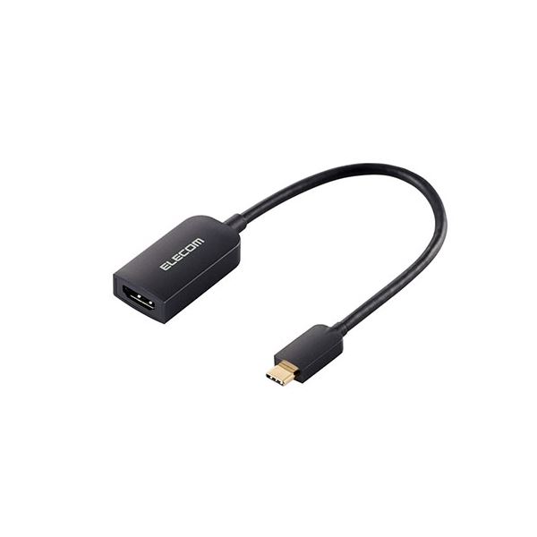 エレコム USB Type-C(TM) - HDMI(R)変換アダプター 1ポート ブラック AD-CHDMIQBK3