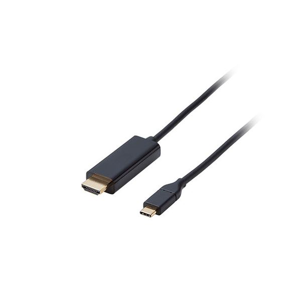 エレコム USB Type-C(TM) - HDMI(R)変換ケーブル 1m ブラック CAC-CHDMI10BK2