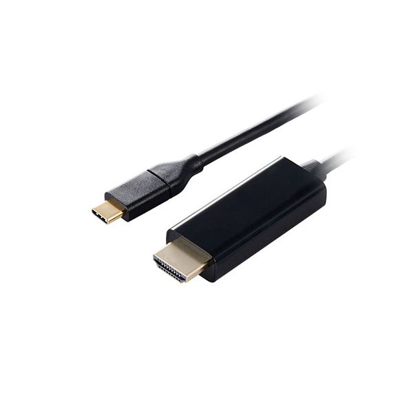 エレコム USB Type-C(TM) - HDMI(R)変換ケーブル 1m ブラック MPA-CHDMI10BK2