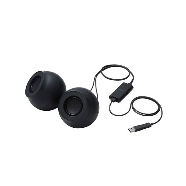 エレコム パソコン用2.0chスピーカー Stina SP-P10CUSBシリーズ ブラック SP-P10CUSBBK