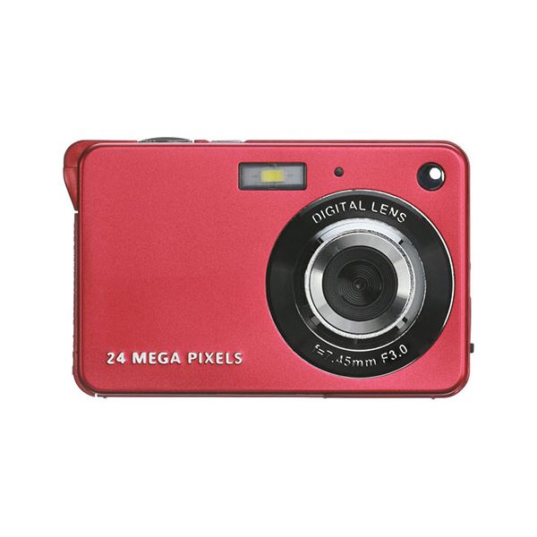 ASAGAO コンパクトデジタルカメラ ASCD2 2.7インチTFT液晶モニター搭載 レッド ASCD2-R