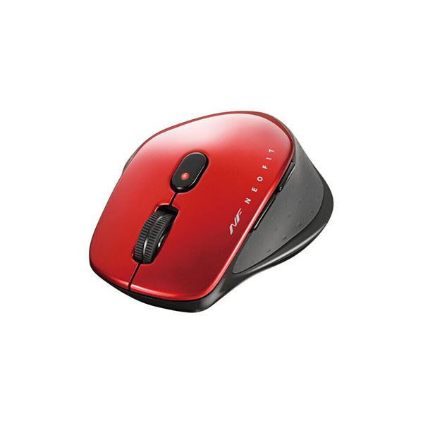 BUFFALO ワイヤレスマウス 5ボタン Bluetooth 切替機能付 BSMBB540RD