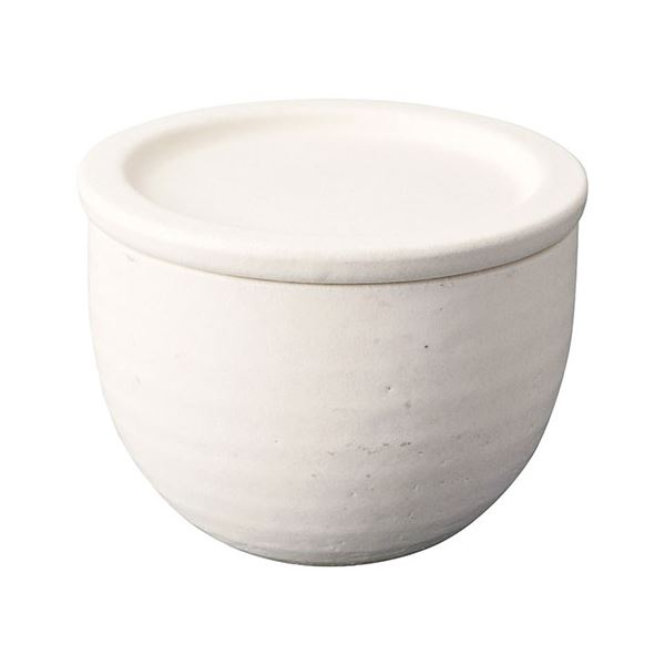 信楽焼 Hangout ライスコンテナ 1P 食べる前に電子レンジでチンするだけ 電子レンジOK ホワイト K50307816