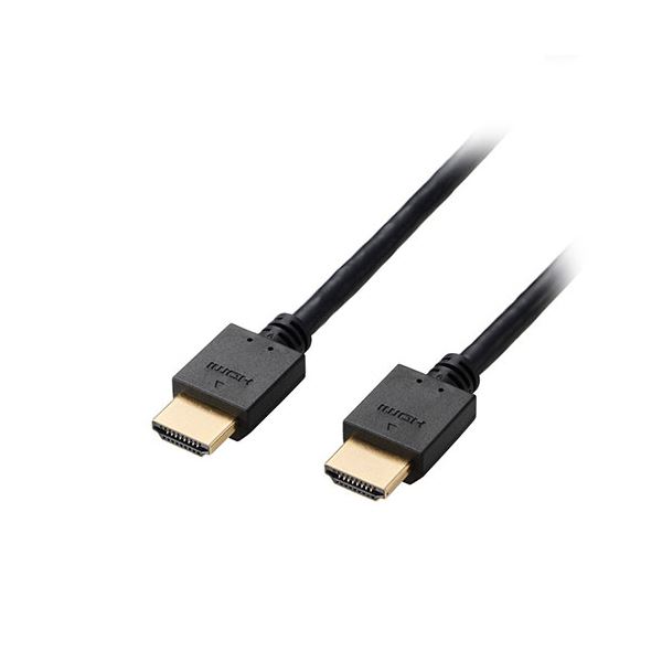 エレコム ハイスピードHDMI(R)ケーブル DH-HD14EBK2シリーズ 2m DH-HD14E20BK2