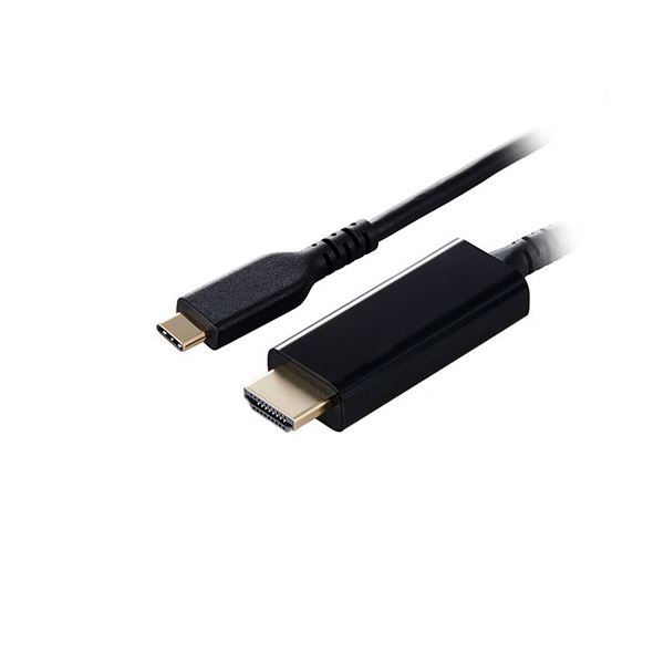 エレコム USB Type-C(TM) - HDMI(R)変換ケーブル(高耐久タイプ) 1m ブラック MPA-CHDMIS10BK2