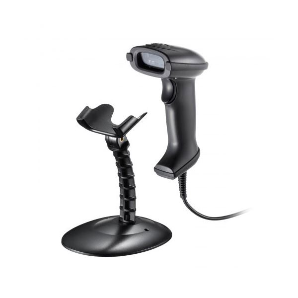 サンワサプライ 1次元CCDバーコードリーダー スタンド付き BCR-1D9BK