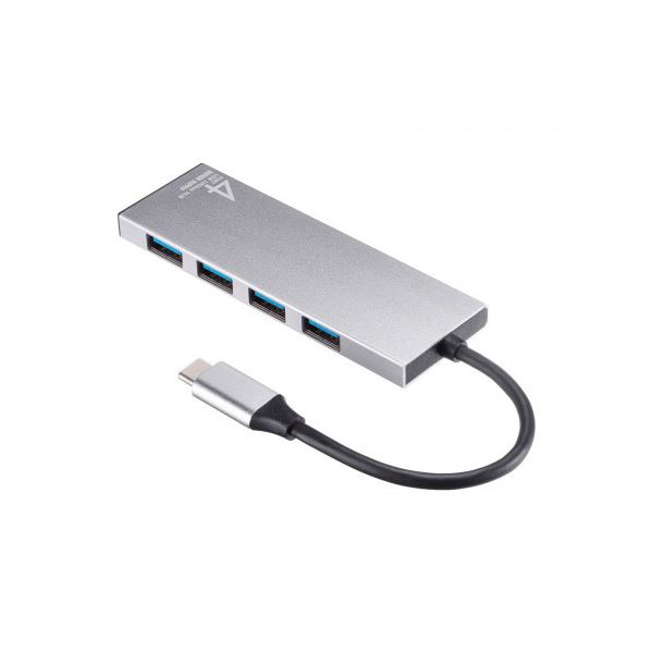 サンワサプライ USB 10Gbps Type-C ハブ USB A×4ポート USB-10TC13SV