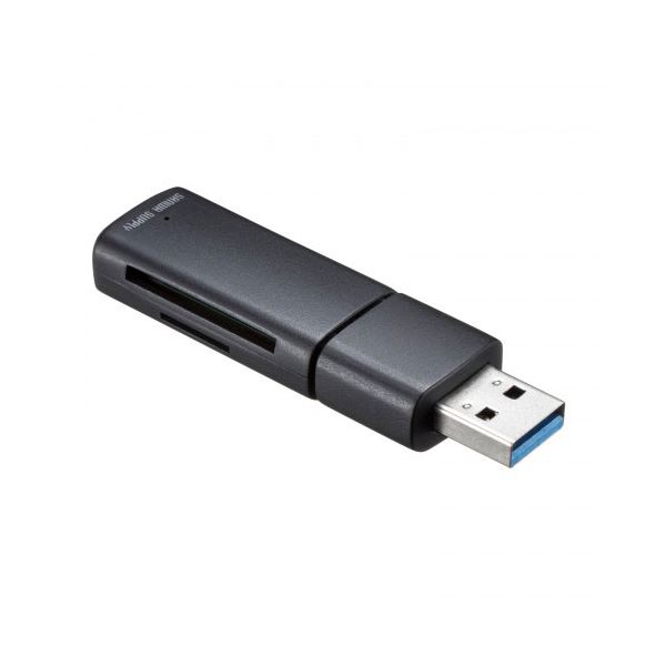 サンワサプライ USB 5Gbps カードリーダー ADR-5MSD1BK