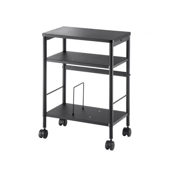 サンワサプライ 高さ可変ワゴン SH-MXシリーズ(マルチワークデスク)にピッタリ WG-MX01BK