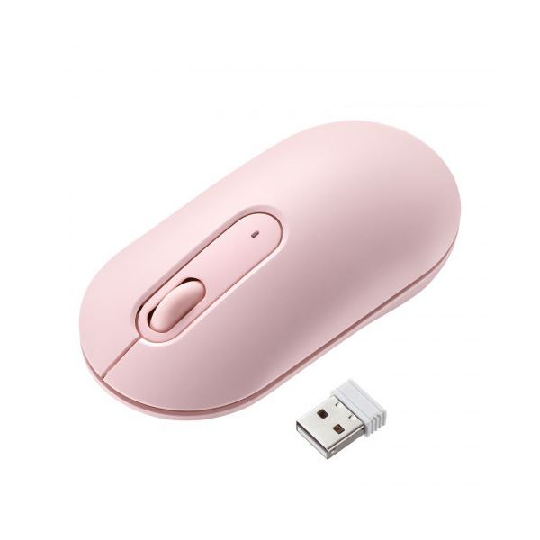 サンワサプライ 静音ワイヤレスマウス ピンク MA-WBS327PK