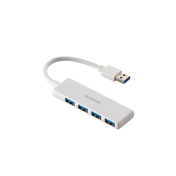 エレコム USB 5Gbpsハブ 4ポート ホワイト U3H-H040WH