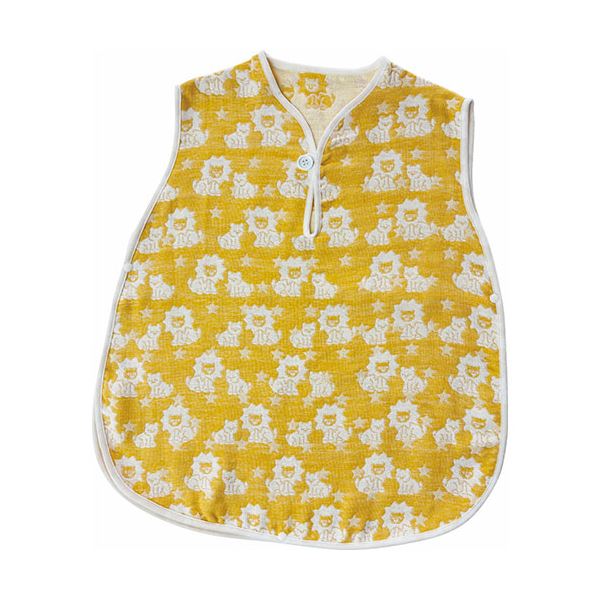 エレファントインファント フラッフィーガーゼ スリーパー イエロー 約50×57cm C6089576