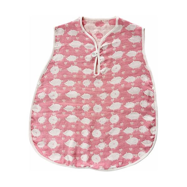 エレファントインファント フラッフィーガーゼ スリーパー ピンク 約50×57cm C6089555