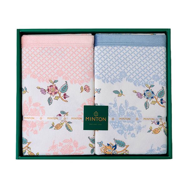 ミントン ソフトコットンケット2P 140×200cm B1160548