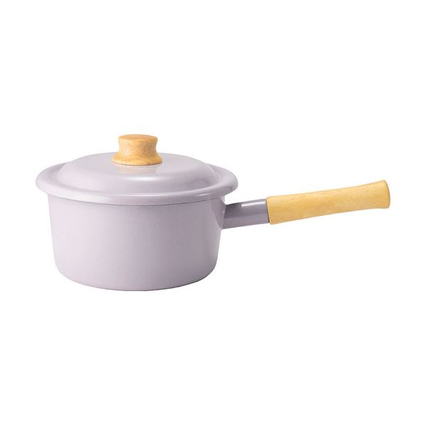 富士ホーロー コットンプラス ソースパン18cm パープル 2.3L C6124609