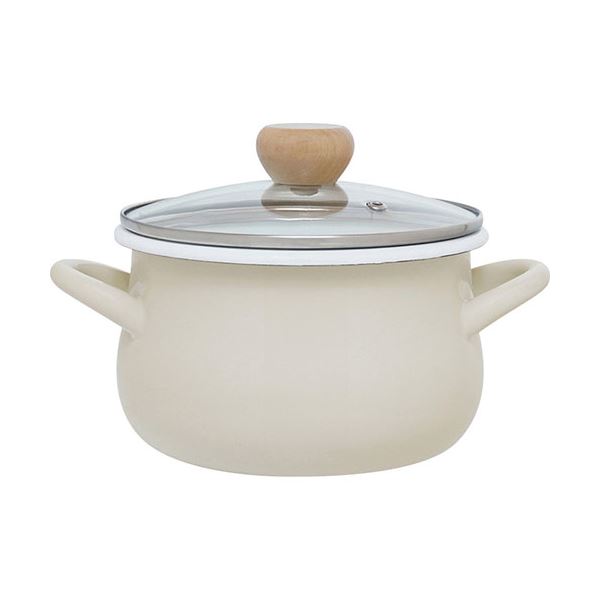 ストクック IH対応ホーロークッキングポット18cm グレー 2.2L C6124644