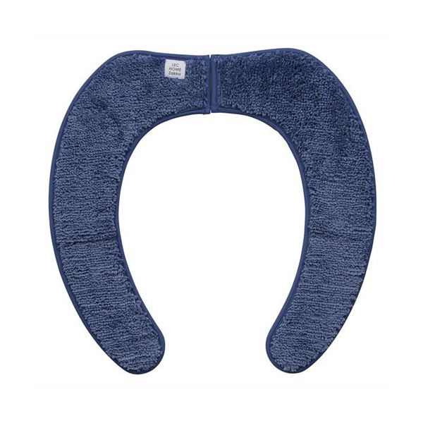 【3セット】 レック 吸着べんざシートもこもこタフトスリム ネイビー B00511NVX3