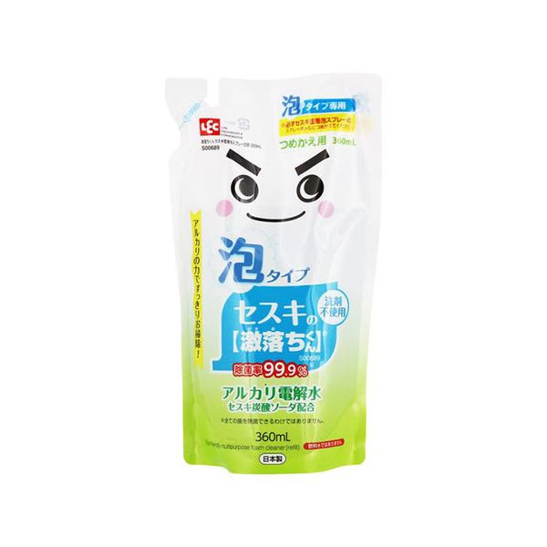 【10セット】 レック 激落ちくん セスキ密着泡スプレー詰替え用360ml S00689X10
