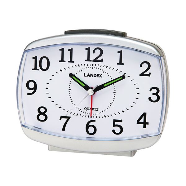 ランデックス 見やすいめざまし ワイドメン 12×14.5×5cm C6037524