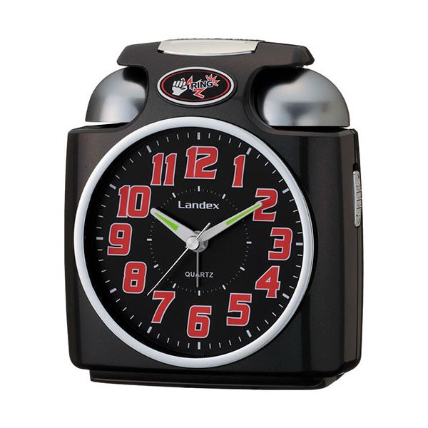 ランデックス 大音量めざまし ガチベル 14.8×12.5×6.5cm C6037616