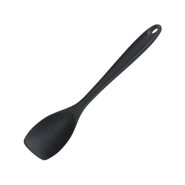 【5セット】 パール金属 TOUCH シリコーン料理スプーン ブラック G-5088X5