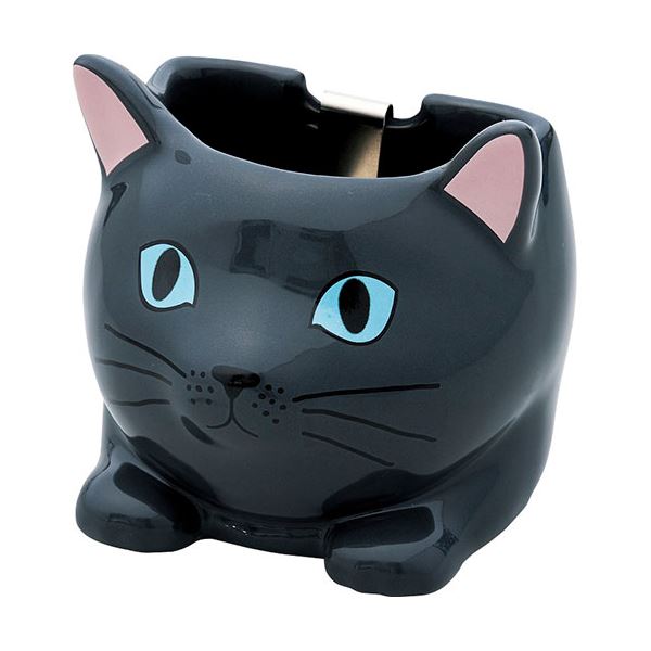 ミニかやり クロ 10.6×9.7×9.9cm(スコティッシュ10.2×9.6×8.5cm) B1009520