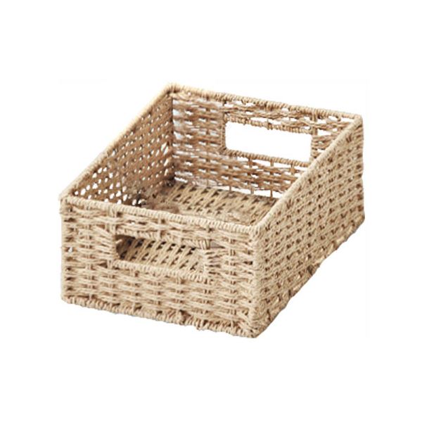 【5セット】 ちどり産業 ペーパーバスケットクォータータイプ ベージュ CH-403BGX5