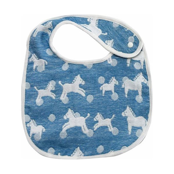 エレファントインファント フラッフィーガーゼ スタイ ブルー 約20×30cm C6089527