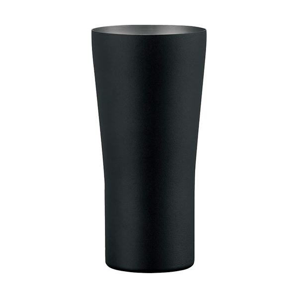 ピーコック おうち居酒屋 ビアタンブラー420ml ブラック φ7.7×16.1cm L9018527