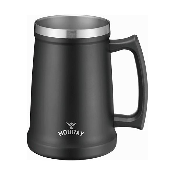 フーレイ ジョッキタンブラー700ml ブラック 11×14.5×15.5cm B1108565