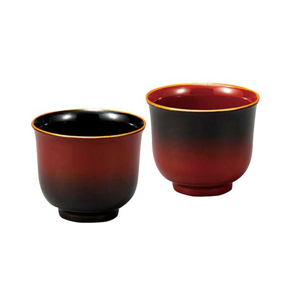 ぼかし塗 ぐい呑ペア φ6×5cm B1068626