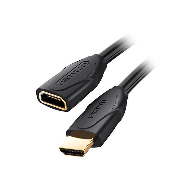 【5本セット】 VENTION HDMI 延長ケーブル 4K対応 1m ブラック VA-1727X5