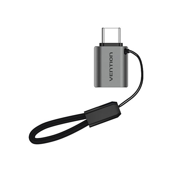 【5セット】 VENTION USB-C Male to USB 3.0 Female OTG アダプター アルミニウム合金 グレー CD-8425X5