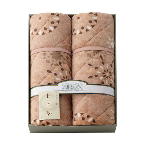 吸湿発熱わた入り 国産やわらかタッチ敷パット2P 100×205cm L9054598