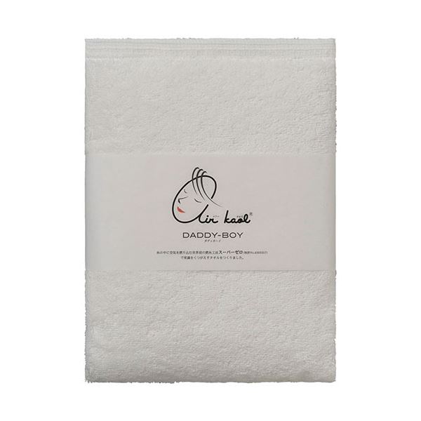 エアーかおる ダディボーイ バスタオル スノーホワイト 60×120cm C6071538