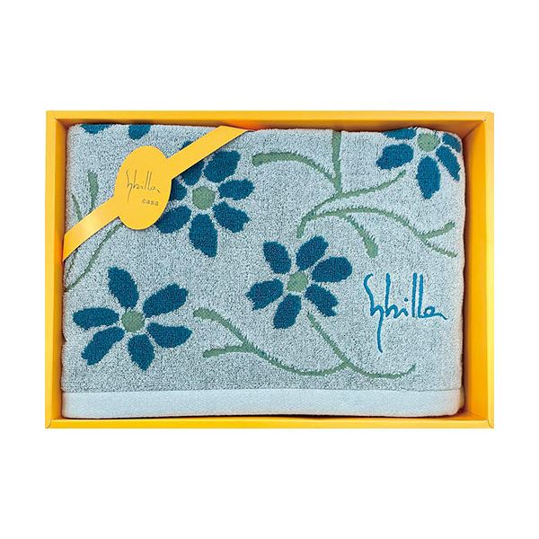 シビラ エンラサーダ2 バスタオル ブルー 60×120cm B1085569