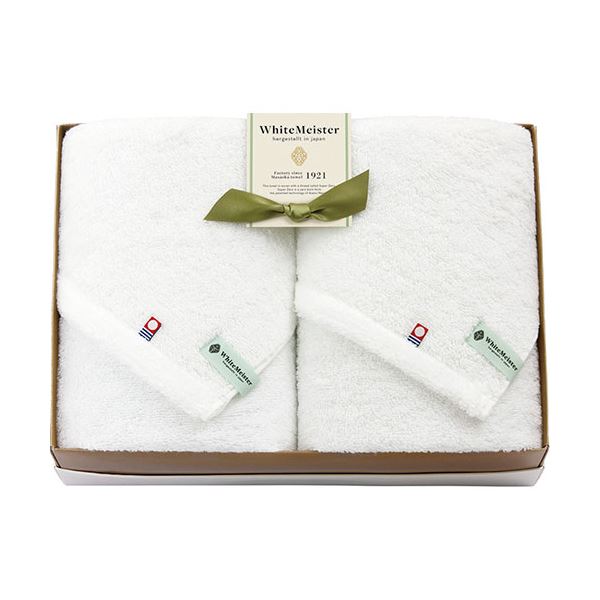 ホワイトマイスター 愛媛今治 バスタオル2P 50×110cm B1145556